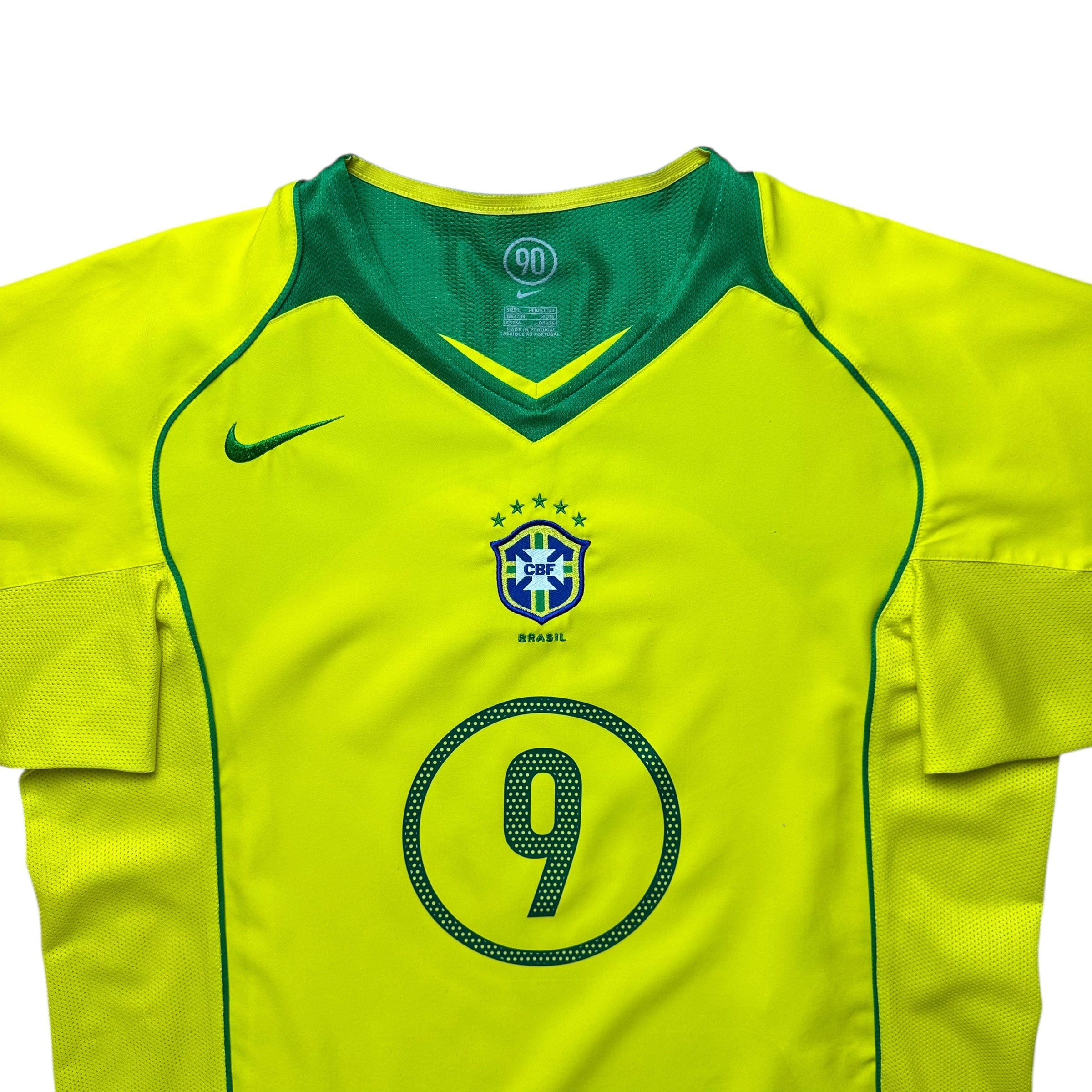 Brazil 2004 Home Shirt (L) Ronaldo #9